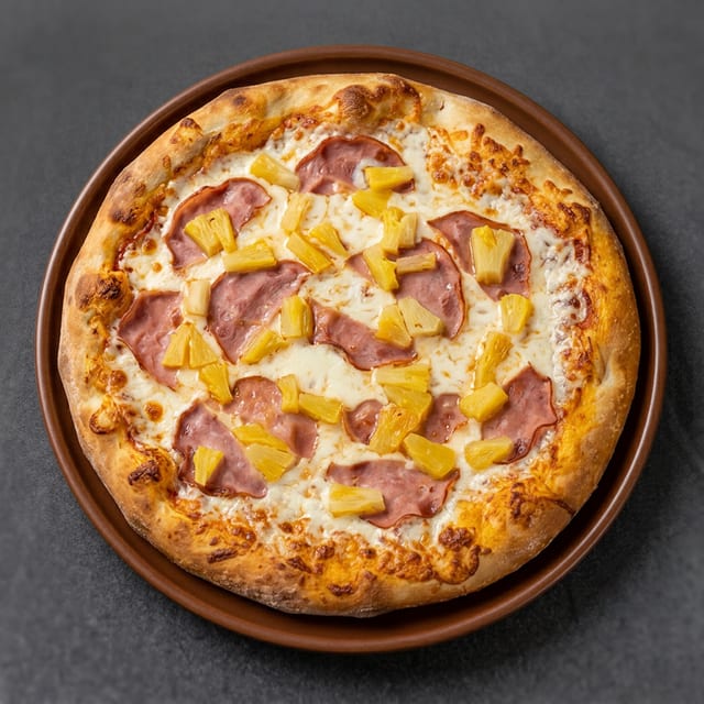 Hawaiian Luau Pizza.